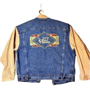 Whoa Apparel Jean Jacket Singer Billy Dean Autographed Tour jacket   Men’s L